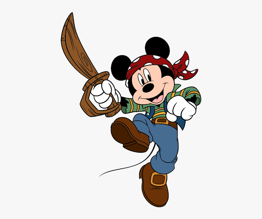 Pirate Mickey Mouse Clipart , Png Download - Mickey Mouse The Pirate, Transparent Clipart