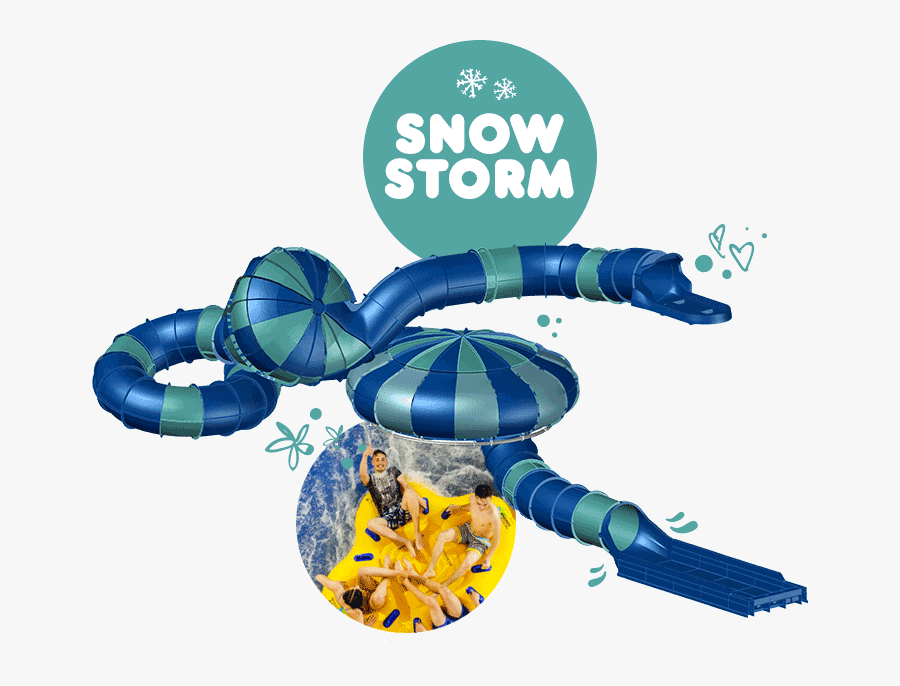Alpamare Snow Storm Slide - Alpamare Scarborough Snow Storm, Transparent Clipart
