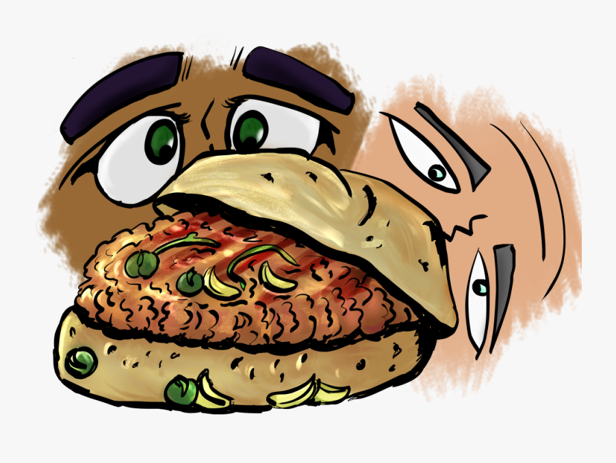 Burger2b, Transparent Clipart