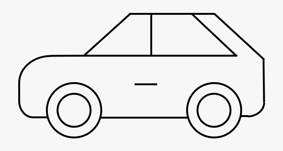 Cars & Other Vehicles - Easy Cars Coloring Pages, Transparent Clipart