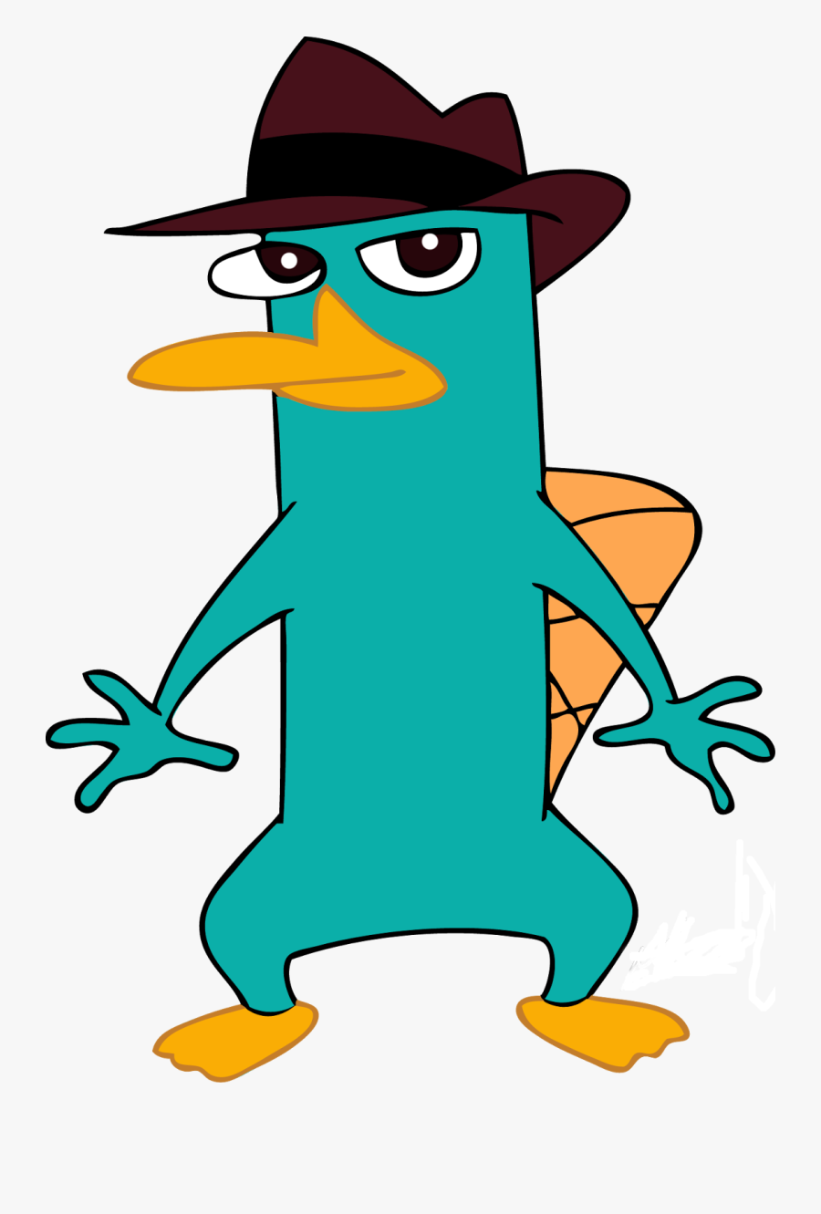 Agent P From Phineas, Transparent Clipart