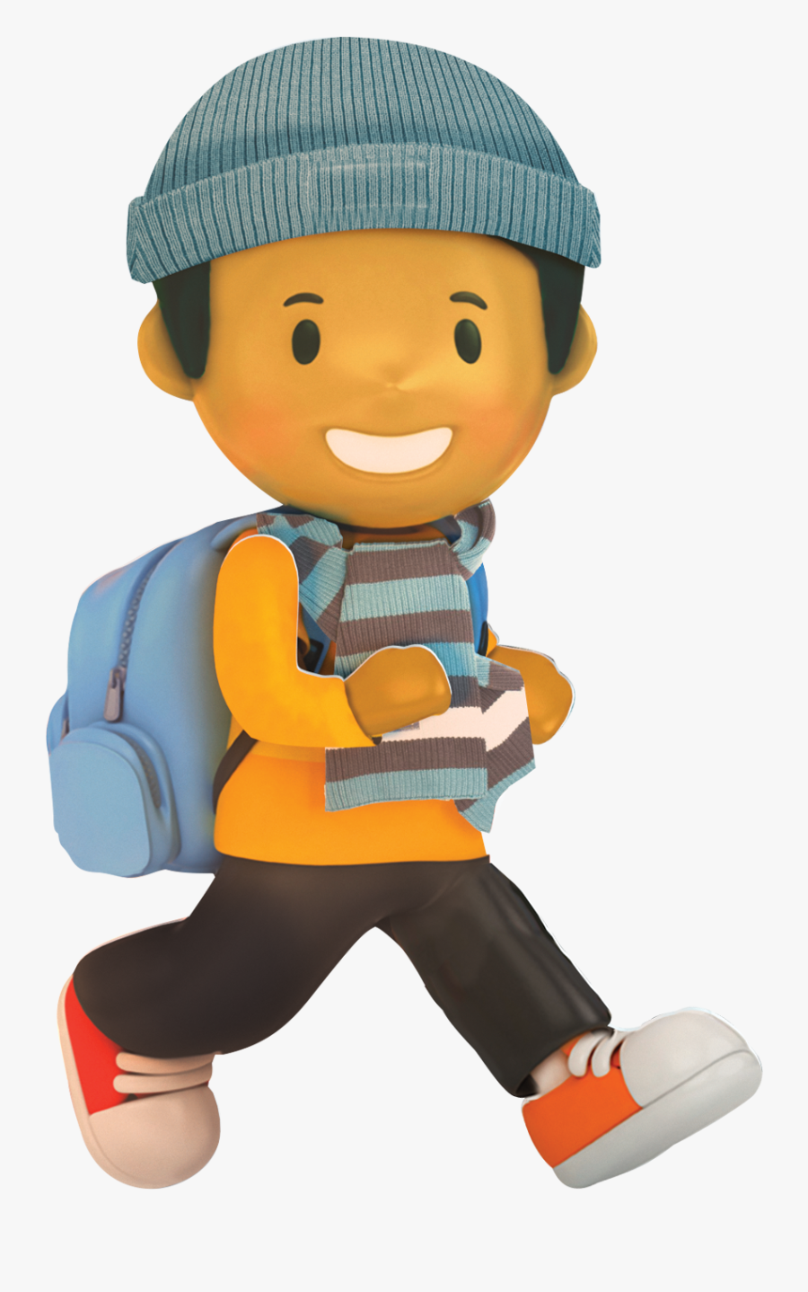 To Walk Png - Walking Boy Cartoon Png, Transparent Clipart