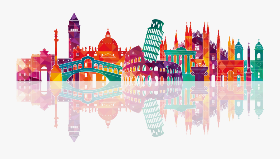 Italy Skyline Royalty-free Drawing - Italy Skyline Drawing, Transparent Clipart