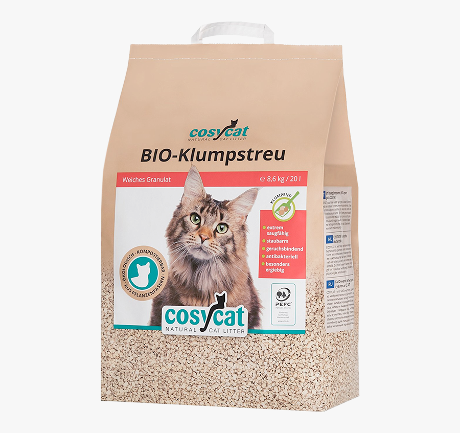 Buy The Cosycat Clumping Cat Litter On Amazon - Arena Para Gato Biodegradable, Transparent Clipart