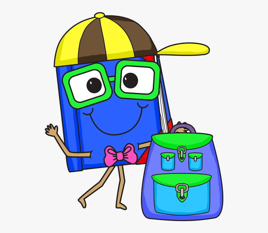 Backpack Kid, Transparent Clipart
