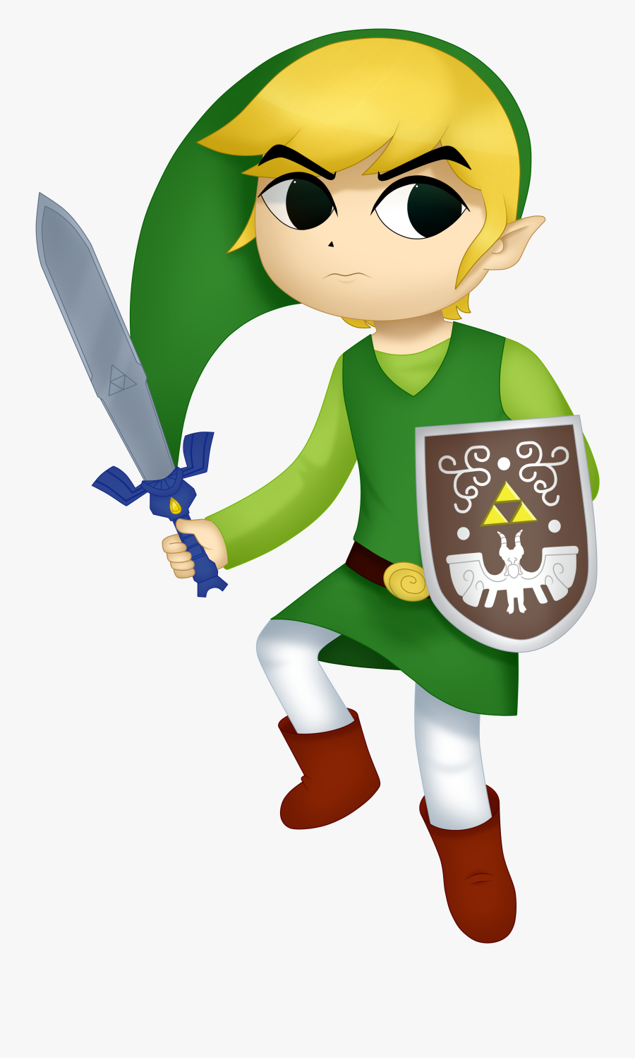 Full Size Of How To Draw Cartoon Girl Toon Link Nintendo, Transparent Clipart