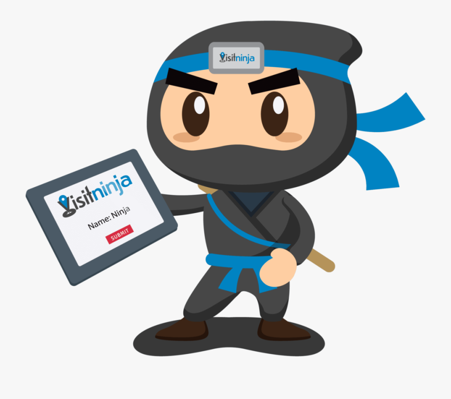 Visitninja Tablet - Cartoon, Transparent Clipart