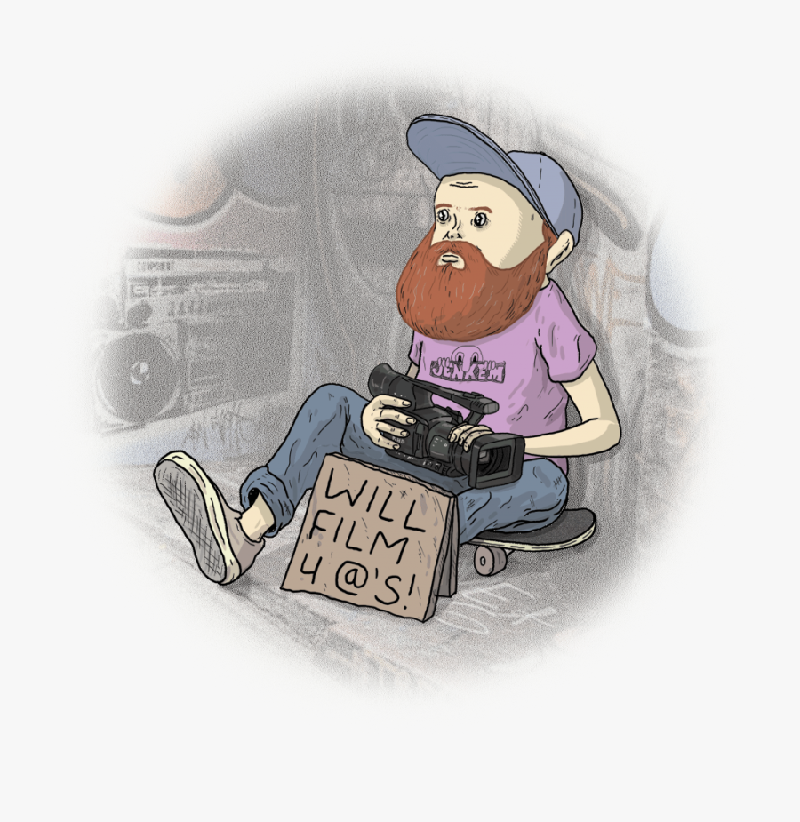 Transparent Make Money Png - Skateboard Filmer, Transparent Clipart