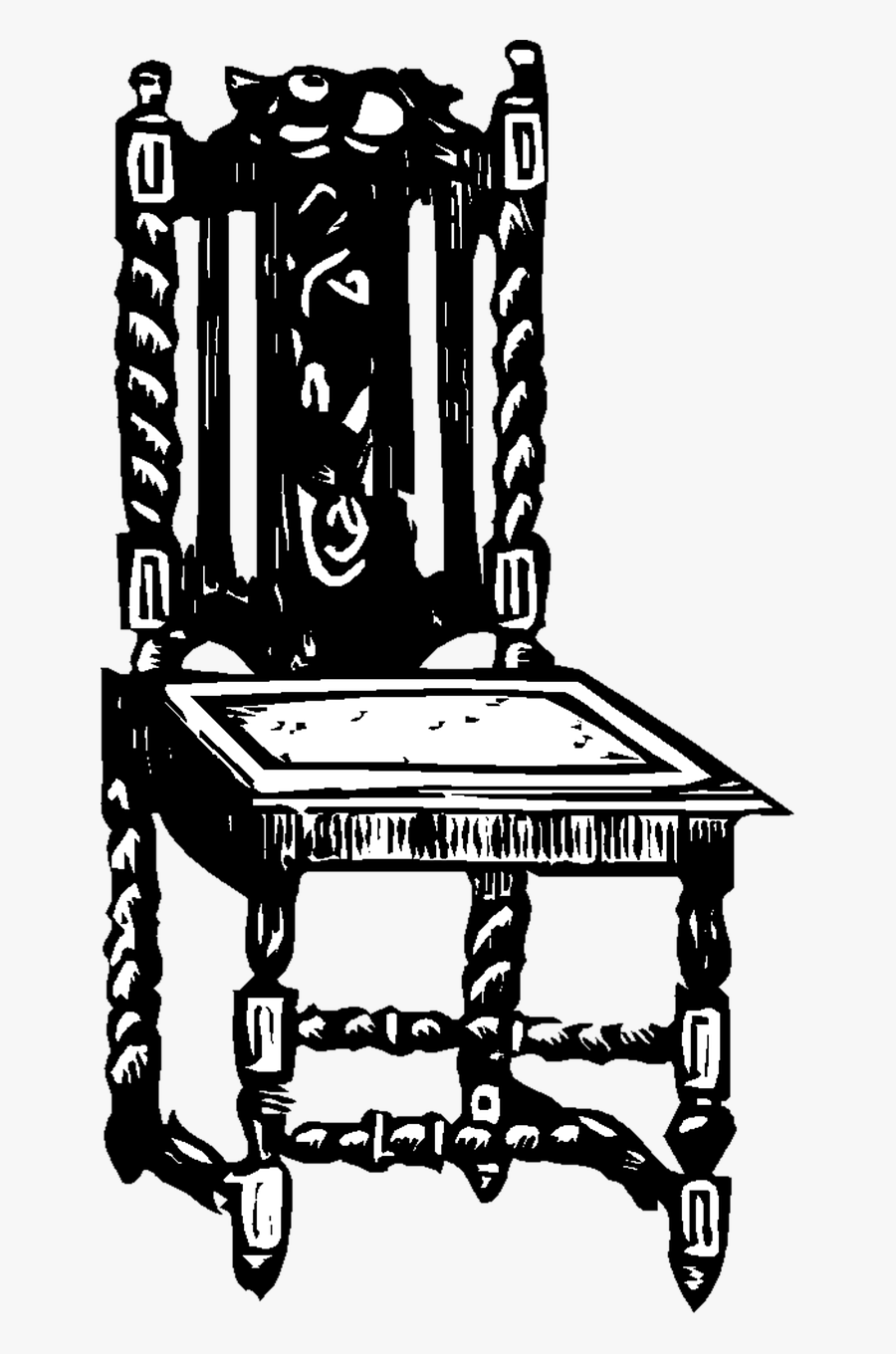 Chair Fancy Vintage Free Photo - Ornament, Transparent Clipart