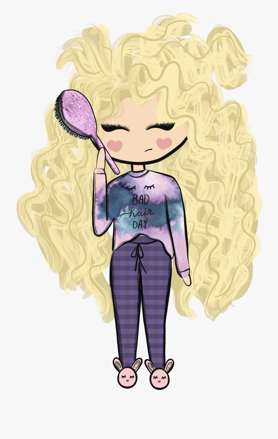 Bad Hair Day Clip Art, Transparent Clipart