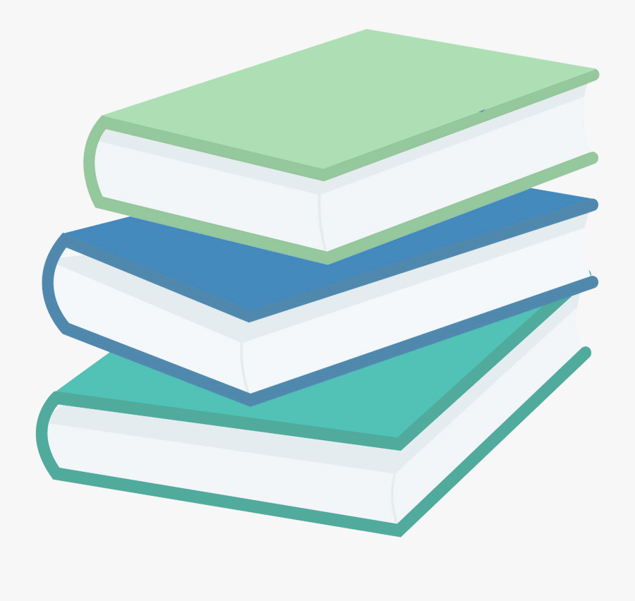 Messy Stack Of Books - Pastel Books Clipart, Transparent Clipart