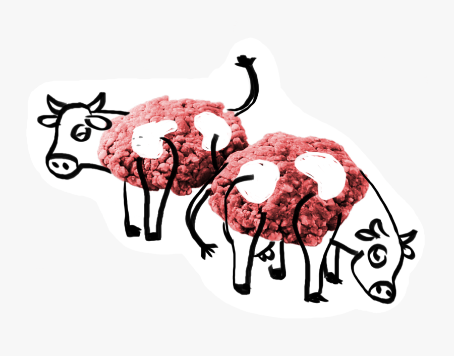 Meat Slaughtering Process Cartoon, Transparent Clipart