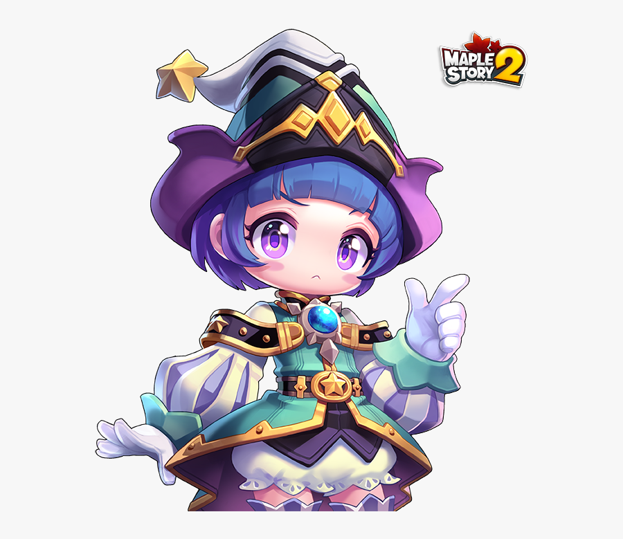 Maplestory 2 Wizard Character - Maplestory 2 Official Art, Transparent Clipart