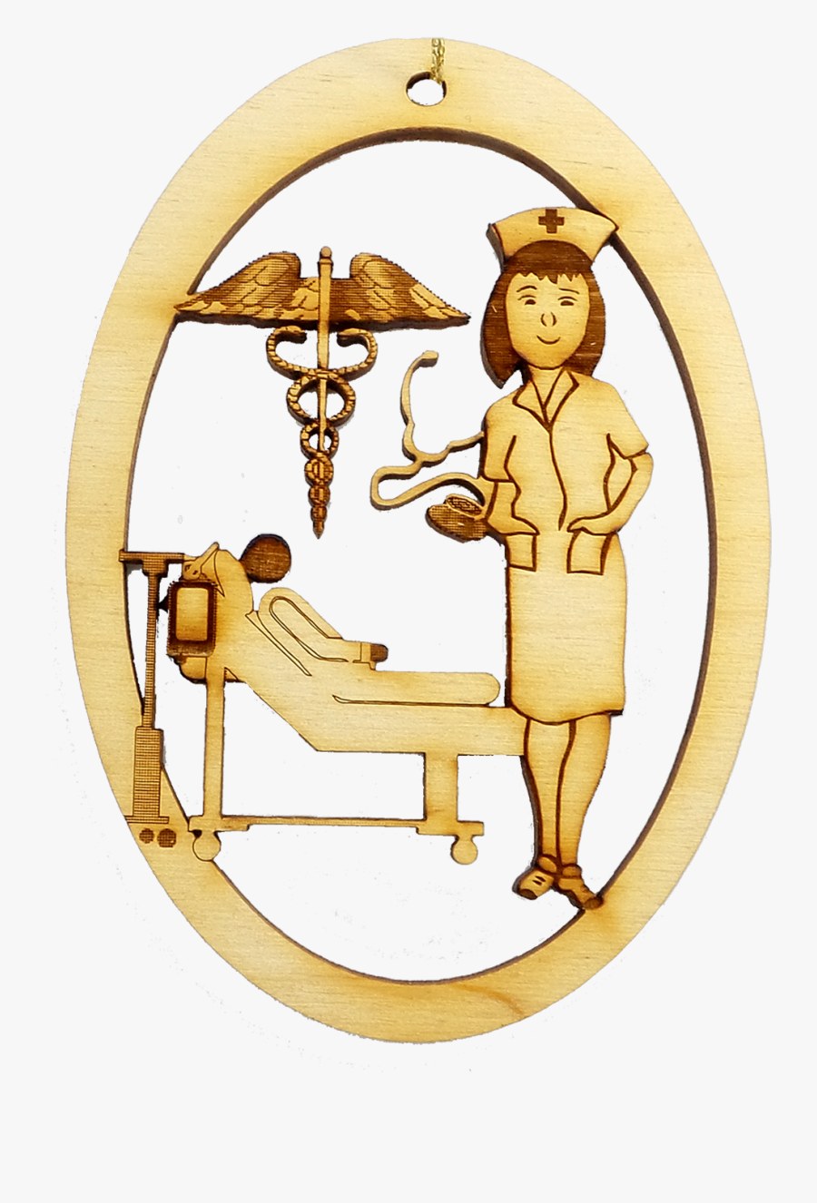 Nurse Ornament - Cartoon, Transparent Clipart