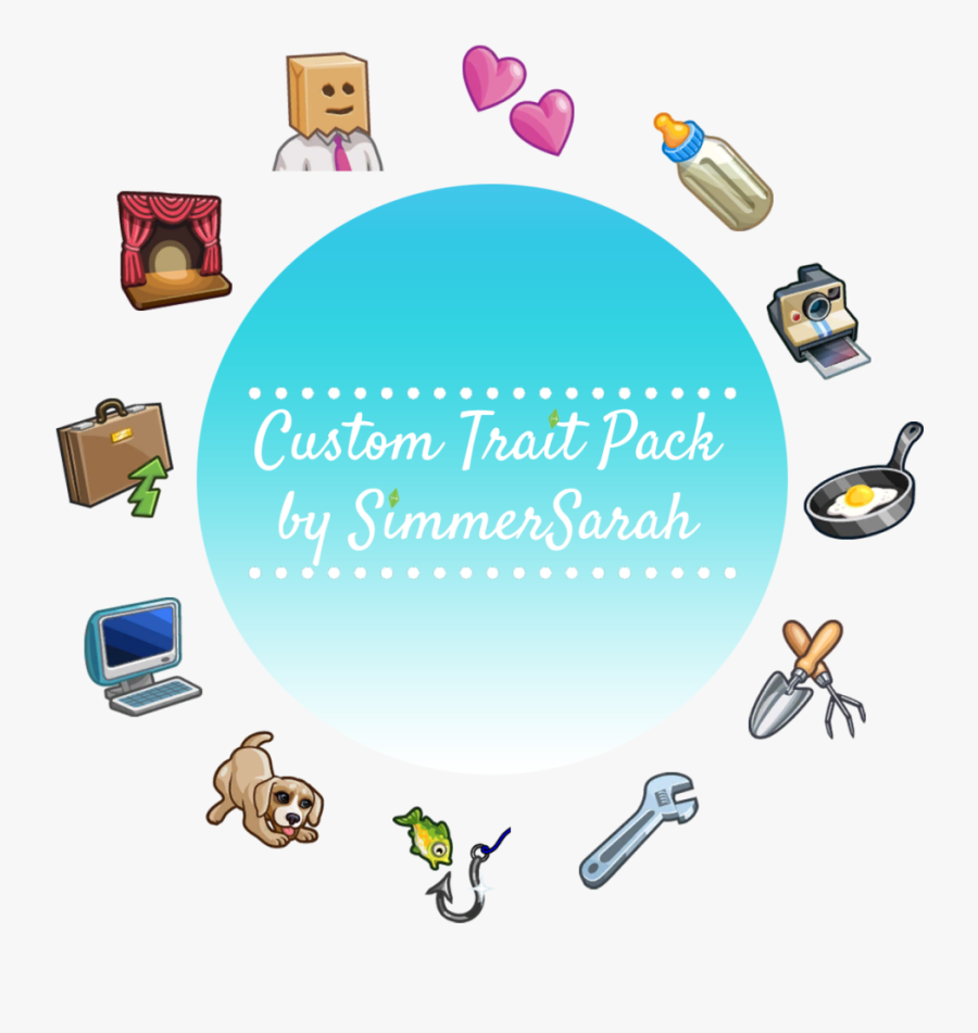 Sims 4 Custom Traits, Transparent Clipart