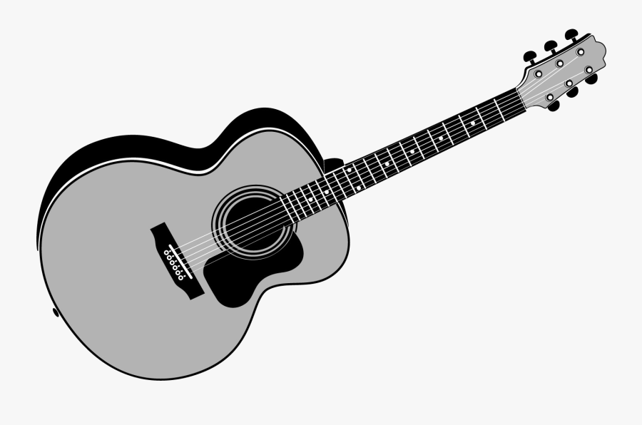 Guitar Clipart Free Music Graphics Image Transparent - Acoustic Guitar Vector Png, Transparent Clipart