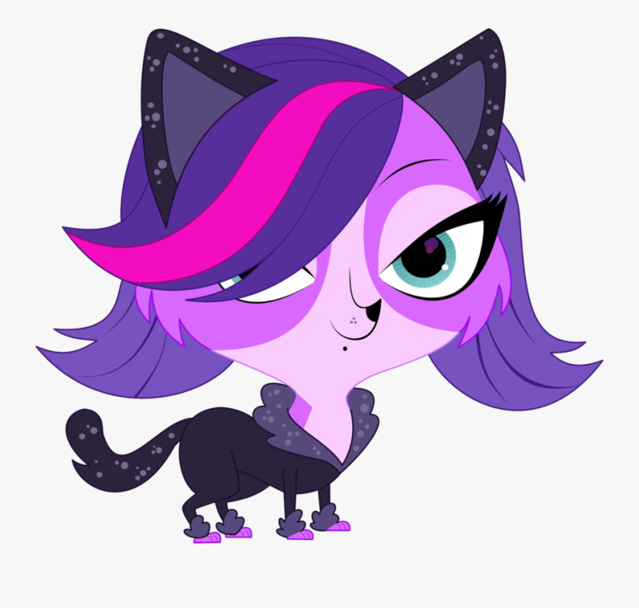 Lps Zoe"s Black Cat Outfit Vector By Varg45 - Zoe Pepper Littlest Pet Shop, Transparent Clipart