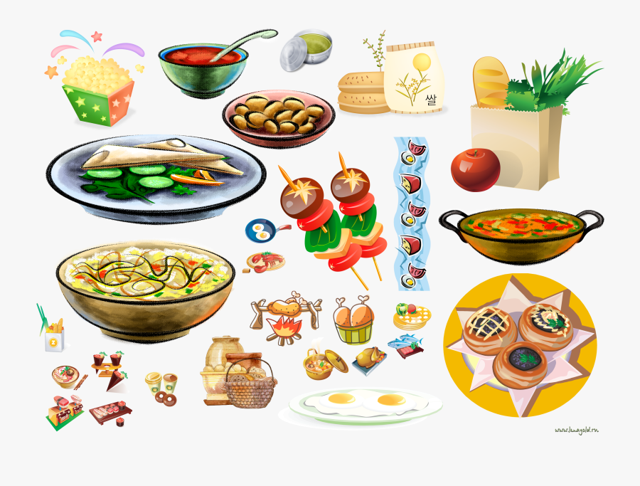 Food Drawing Eating Clip Art - Food Vector, Transparent Clipart