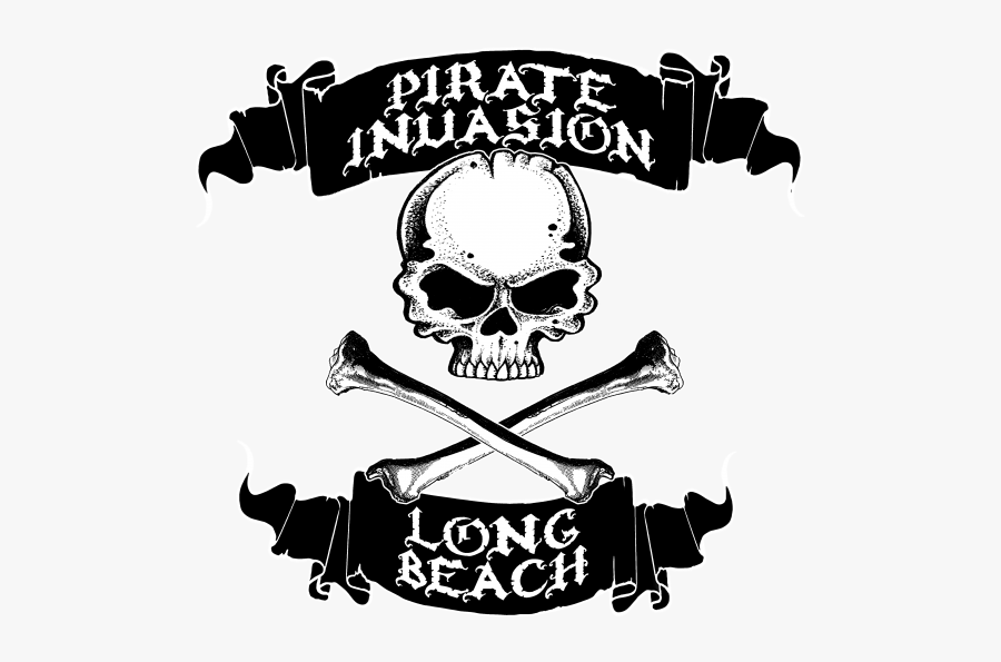 Pirate Invasion Long Beach Logo - Long Beach Pirate Invasion Logo, Transparent Clipart