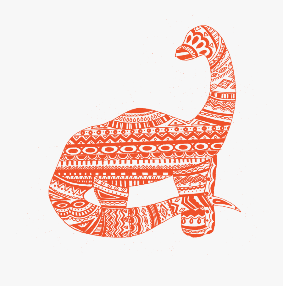 Dinosaur Poppy Red - Illustration, Transparent Clipart