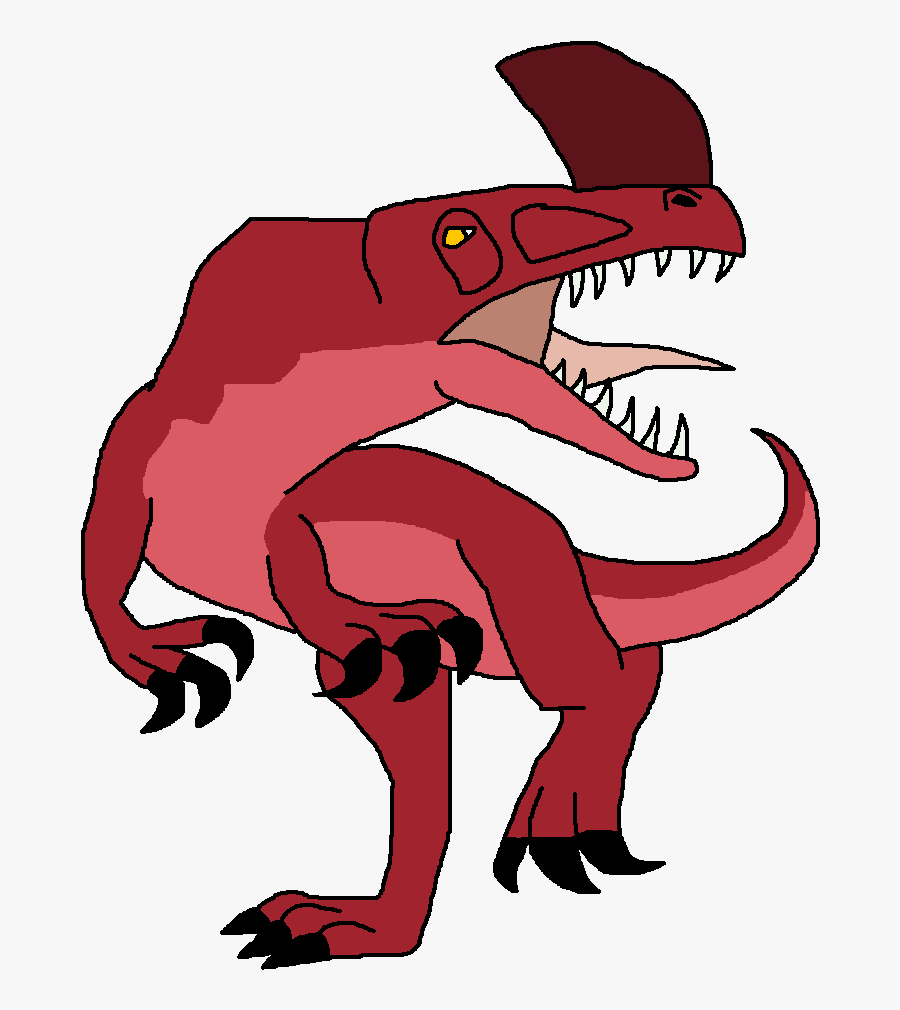 Transparent Red Dinosaur Clipart - Dinosaur Pedia, Transparent Clipart