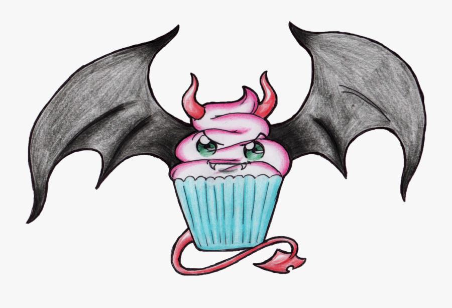 Amphibian Drawing Fun2draw - Evil Cupcake Drawings, Transparent Clipart