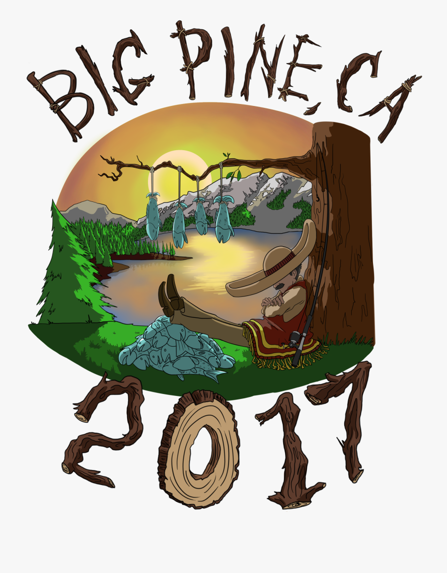 Big Pine Fishing Trip - Illustration, Transparent Clipart