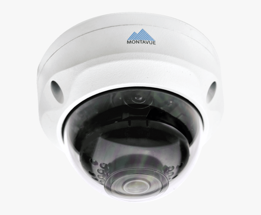 White Vandal Proof Dome Style Security Camera - Closed-circuit Television, Transparent Clipart