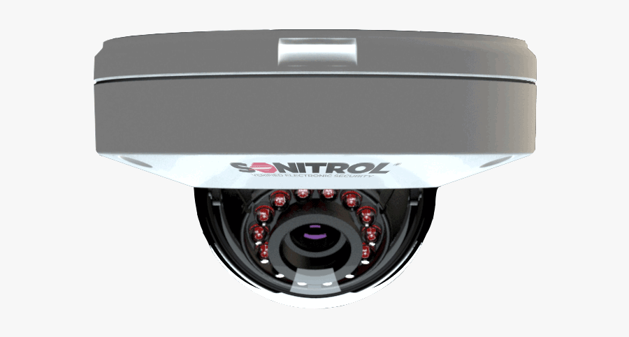 Sonitrol Dome Camera Hi Res - Surveillance Camera, Transparent Clipart