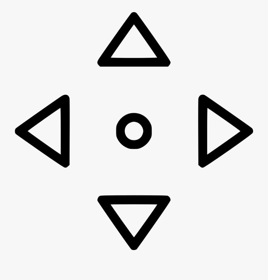 Up Down Left Right Arrow, Transparent Clipart