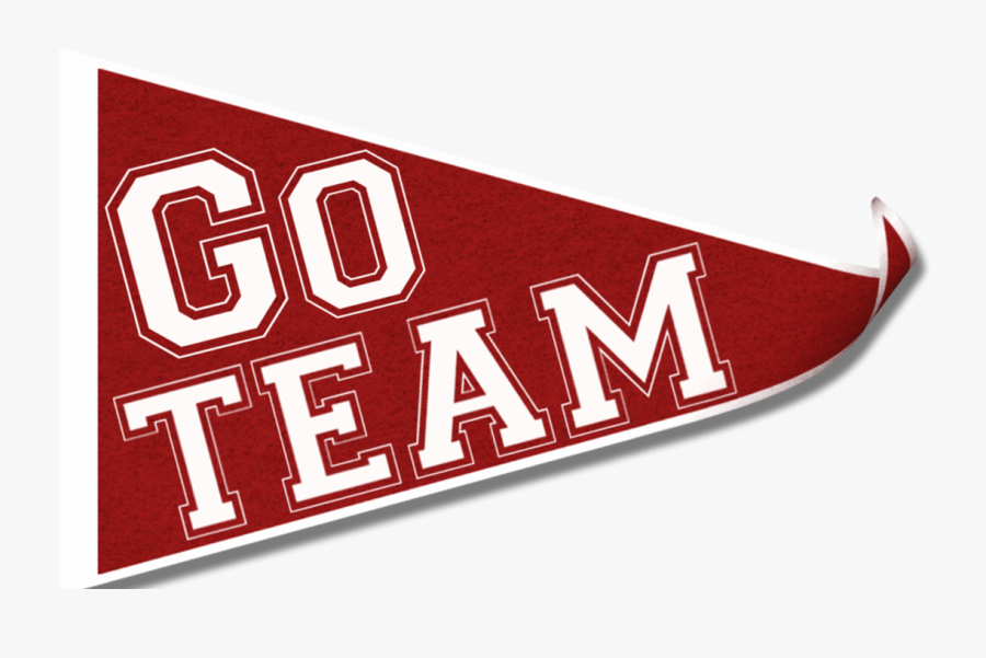 Football Pennant Png Black And White Library Techflourish - Carmine, Transparent Clipart