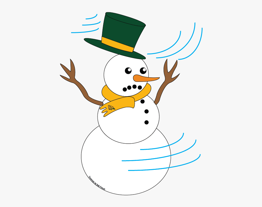 No School Wednesday, January 30th - Snowman, Transparent Clipart