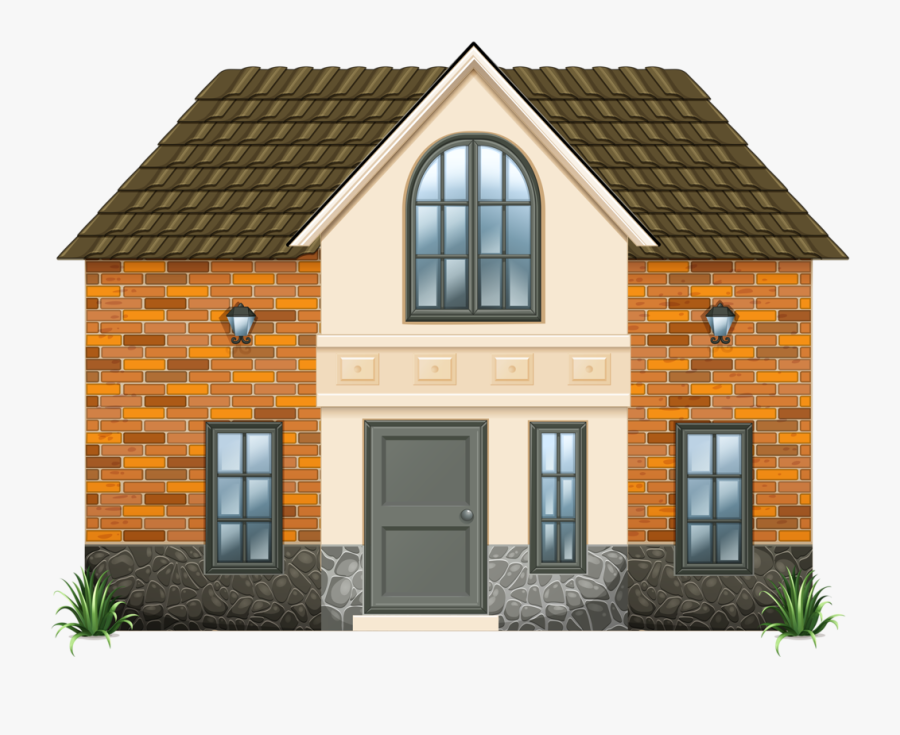 Transparent Casas Png - Big House Vector, Transparent Clipart