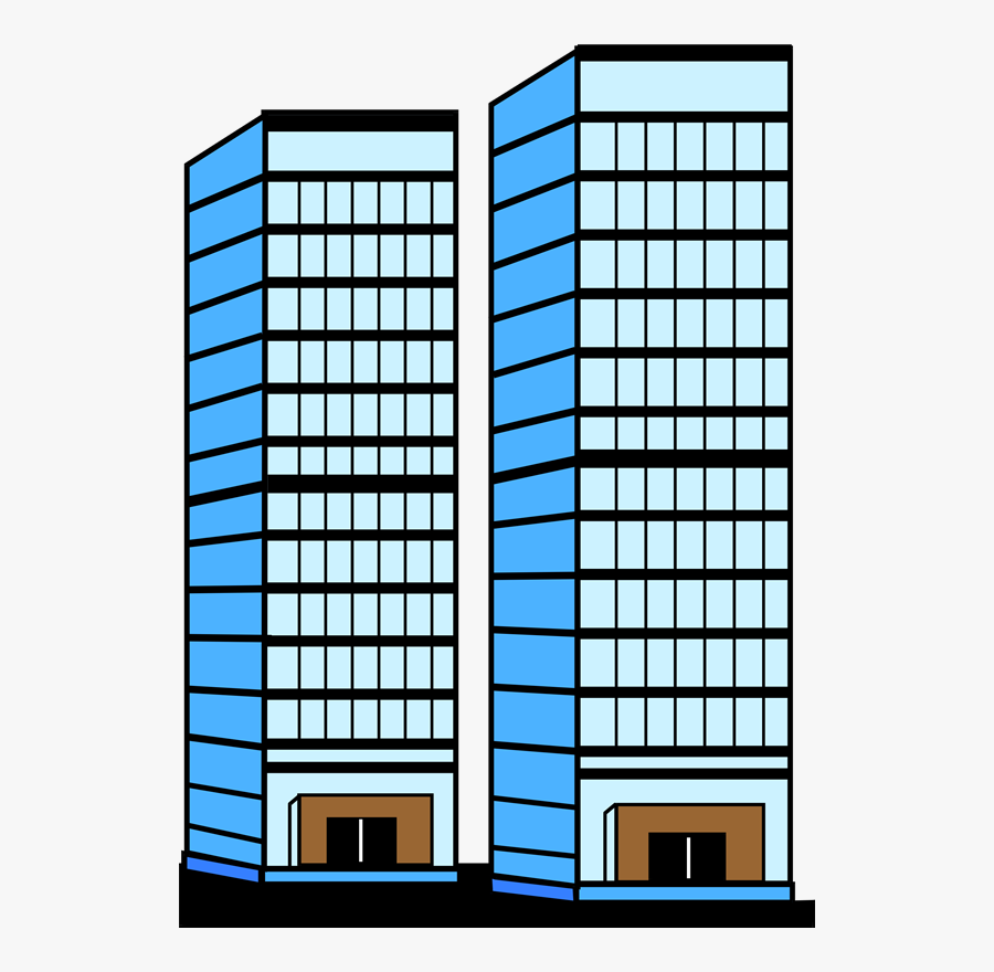 Imágenes De Edificios - Building Clipart Black And White, Transparent Clipart