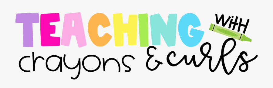 Teaching With Crayons And Curls - Graphic Design, Transparent Clipart