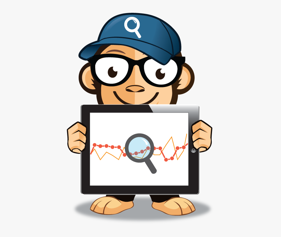 Data Report Clipart - Data Analytics Mascot, Transparent Clipart
