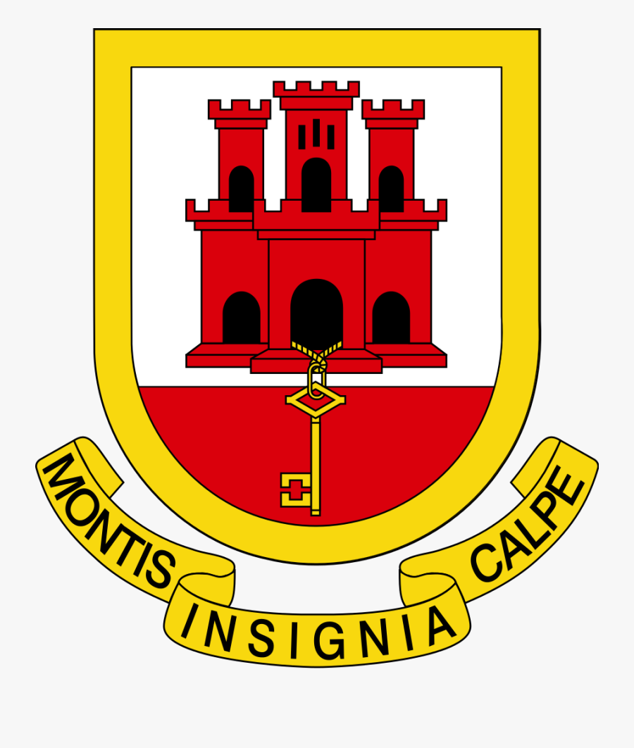 Gibraltar Coat Of Arms, Transparent Clipart