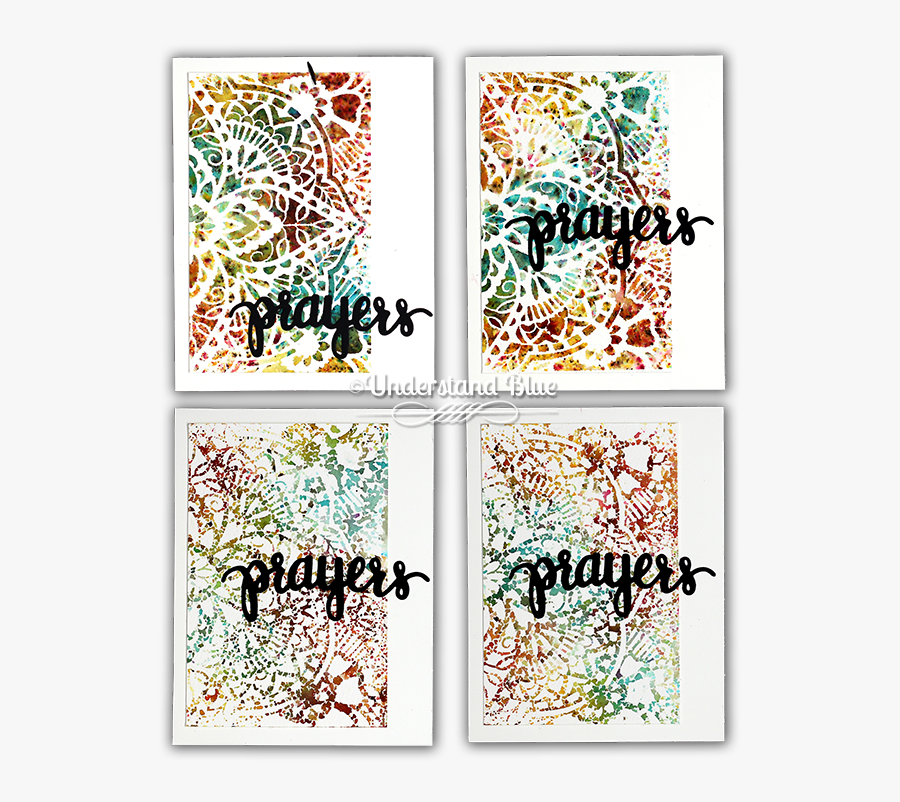 Hero Arts Glorious Petal Stencil By Understand Blue - Visual Arts, Transparent Clipart