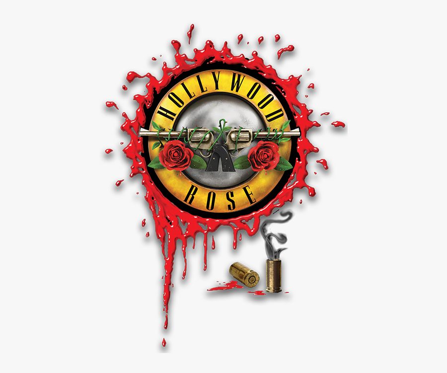 Download Hollywood Rose Guns - Rose Guns N Roses, Transparent Clipart