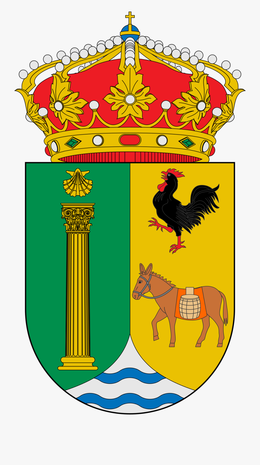 Rafol De Salem Escudo Clipart , Png Download - Trujillo Cáceres Spain Flag, Transparent Clipart