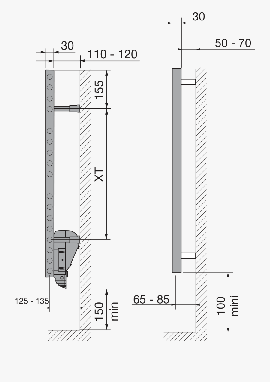 Towel Rail Fixing Height, Transparent Clipart