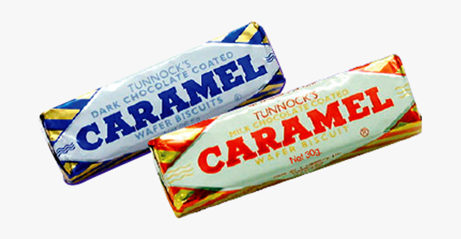 Caramel Wafer - British Caramel Chocolate Bar, Transparent Clipart