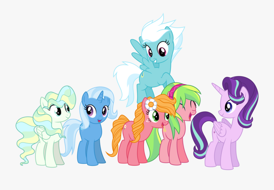 Mlp Main Characters, Transparent Clipart