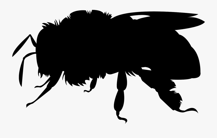 Silueta Abejas, Transparent Clipart