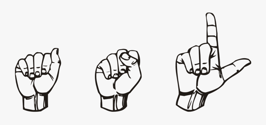 Art In Sign Language, Transparent Clipart