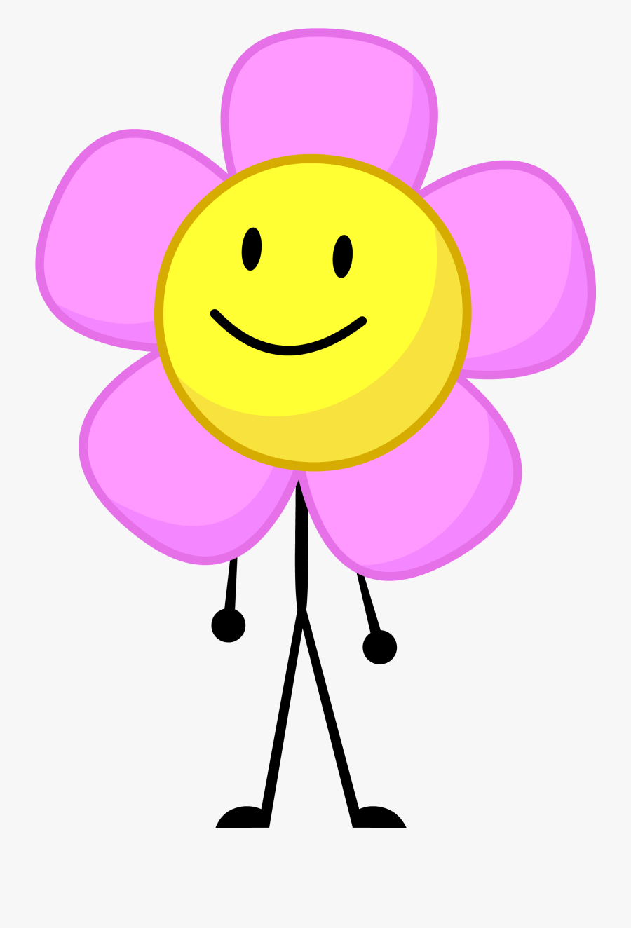 Image - Flower Suprised - Png - Battle For Dream Island - Battle For Dream Island Flower, Transparent Clipart