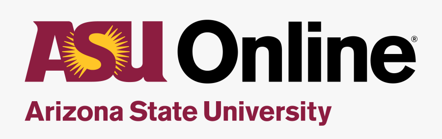 Asu Online Logo - Logo Arizona St Arizona State University, Transparent Clipart