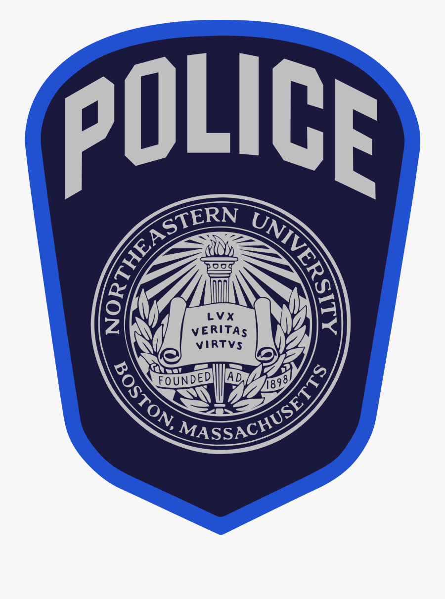 Clip Art Police Images - Northeastern University Police Logo, Transparent Clipart