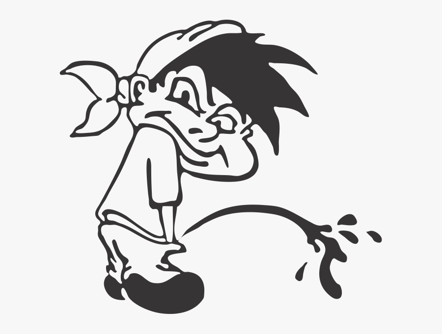 Brat Pee On Decal, Transparent Clipart