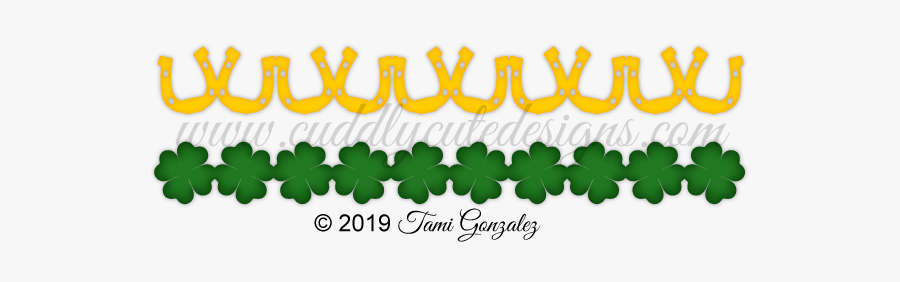 St Patrick Borders, Transparent Clipart